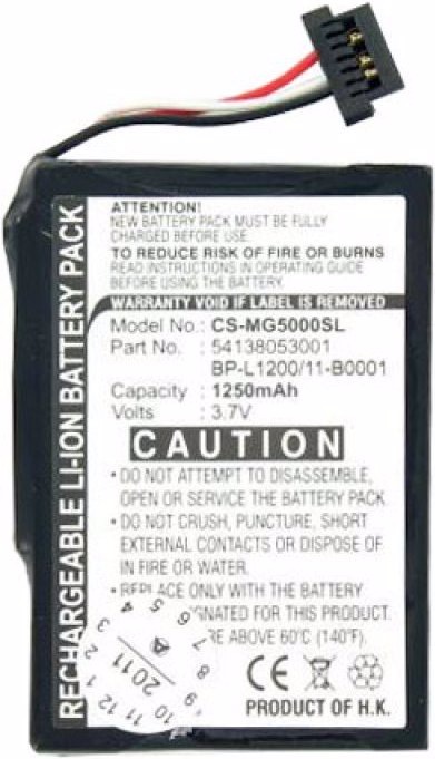 Actual product image AccuCell Battery Typhoon MyGuide 541380530001