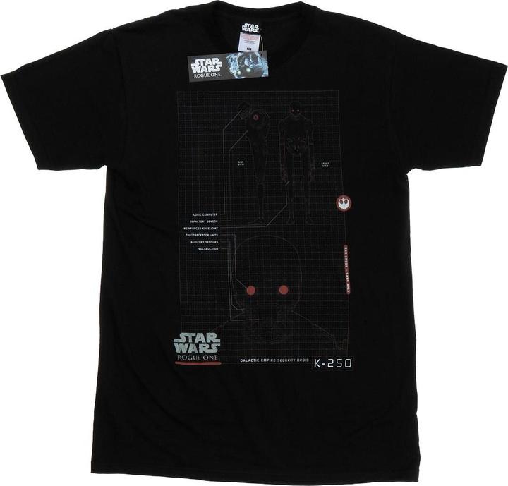 Produktbild Star Wars Rogue One K2SO Schematic TShirt (M)
