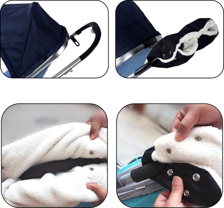 Produktbild ASMI Kinderwagen Handwärmer aus Fleece, Handmuff