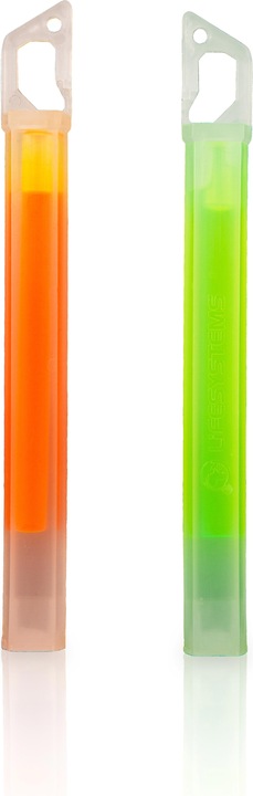 Image du produit Lifesystems 15H Glow Sticks - Vert/Orange (2 Packs)