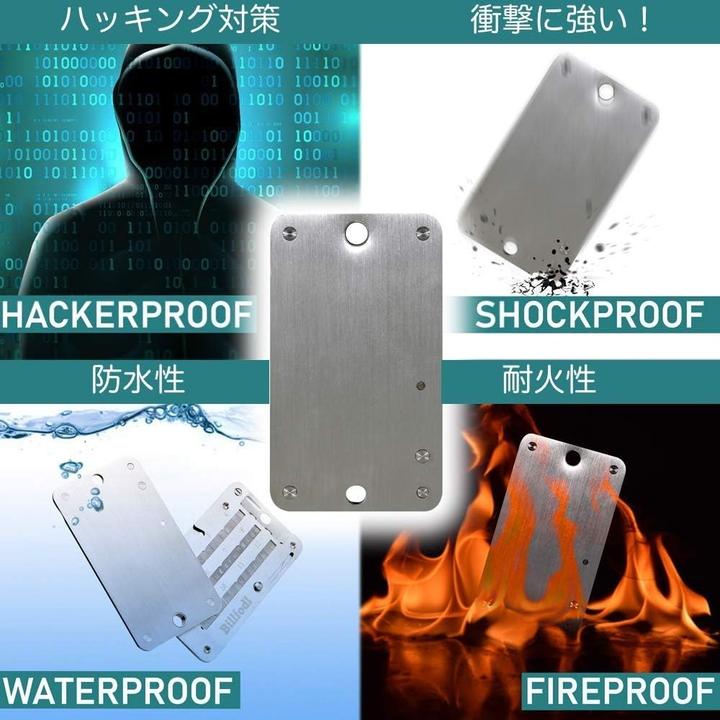 Actual product image Billfodl Crypto Wallet