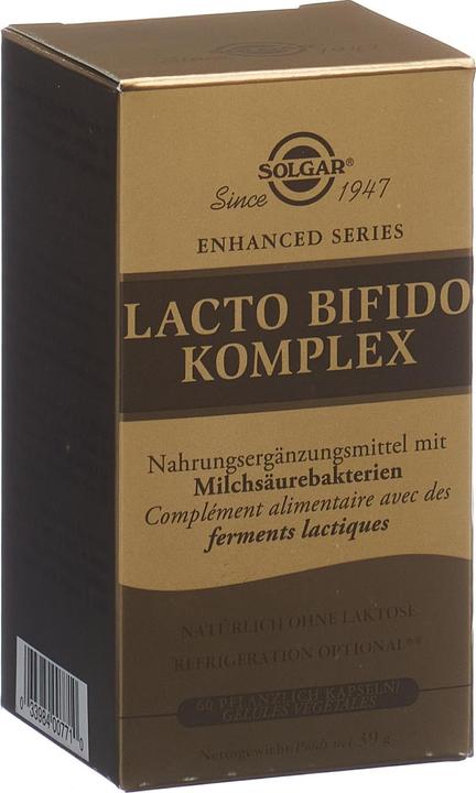 Solgar Lacto Bifido Komplex (neu) Kaps (60 Stück, Kapseln, 108 g)