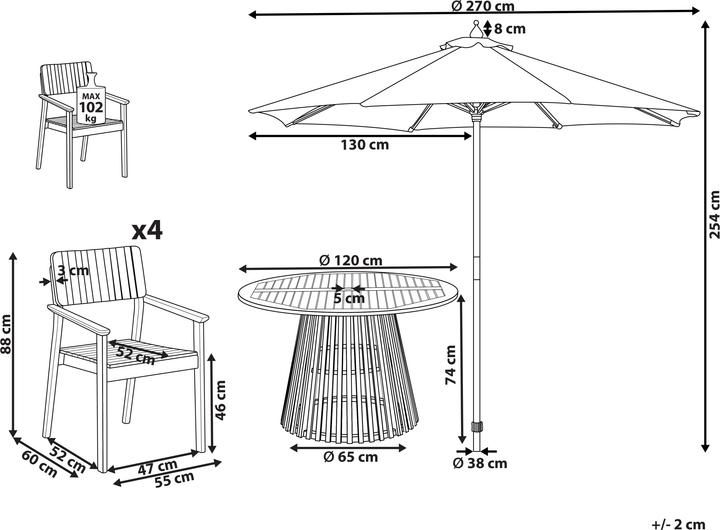 Produktbild Beliani Agello
