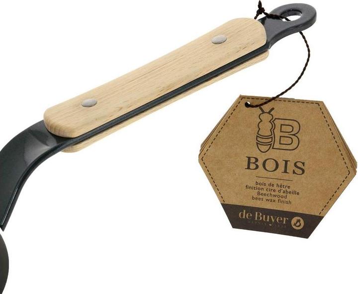 Produktbild de Buyer Runde Bratpfanne B Bois 28cm (Bratpfanne, Edelstahl, 28 x 4 cm)