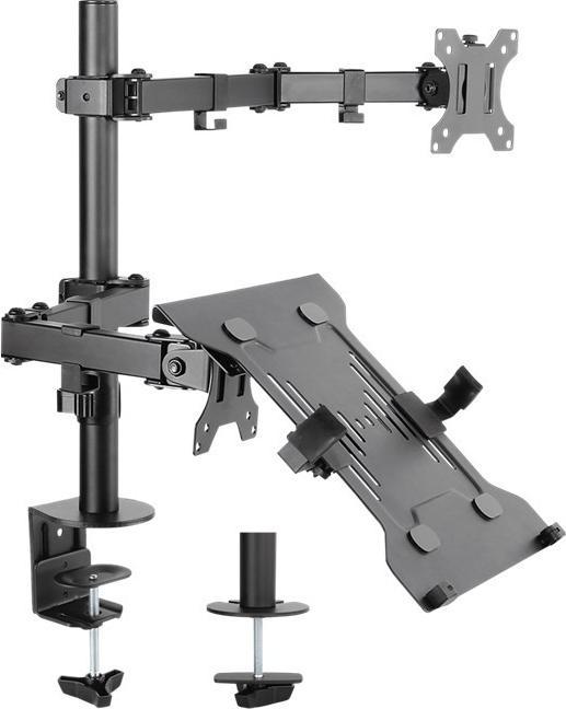 Image du produit Goobay Support d'écran avec bras pour ordinateur portable Flex, noir (Tables, 31.89")