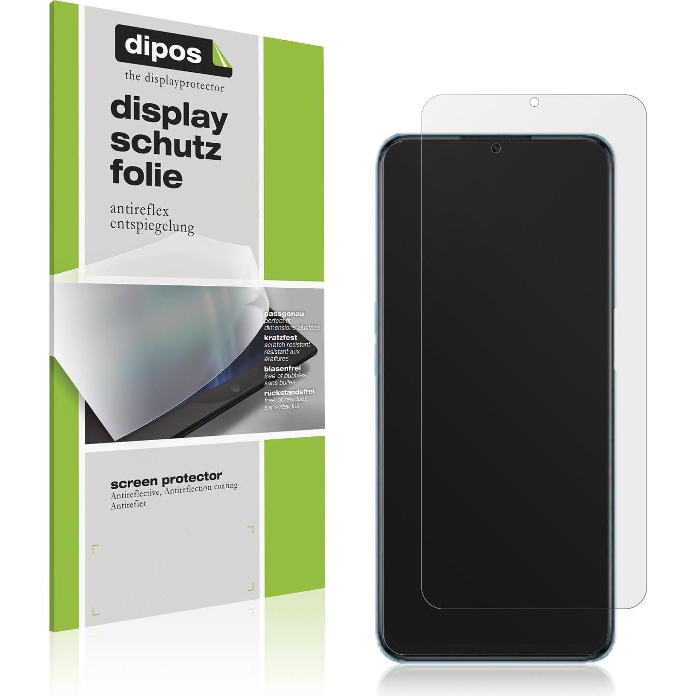 Dipos Displayschutzfolie Antireflex (1 Stück, Oppo A56s), Smartphone Schutzfolie, Transparent