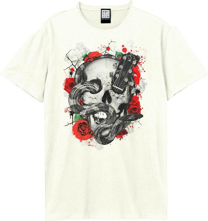 Actual product image Amplified Unisex Adult Snake And Strings T-Shirt (3XL)