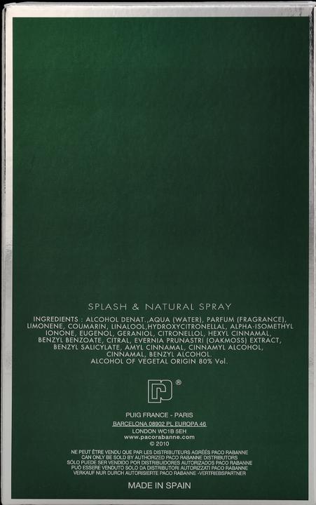 Image du produit Paco Rabanne Pour Homme (Eau de toilette, 200 ml)