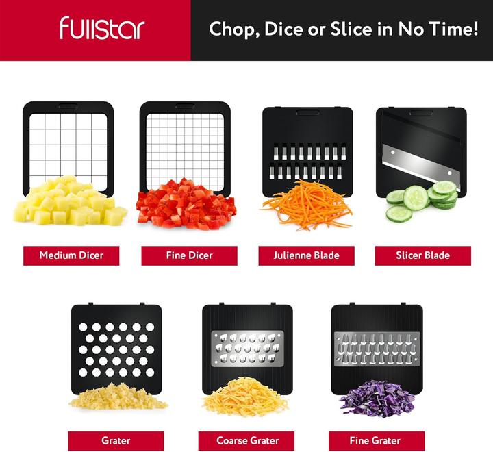 Actual product image Fullstar 7-in-1 Gemüseschneider