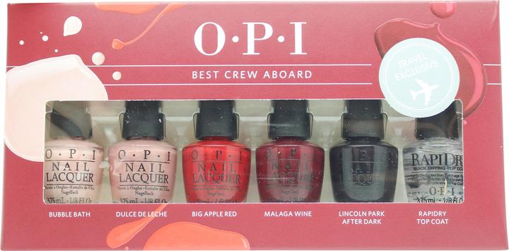 Immagine prodotto OPI Best Crew Abroad Set regalo di smalti per 6 pezzi per le donne (Smalto)