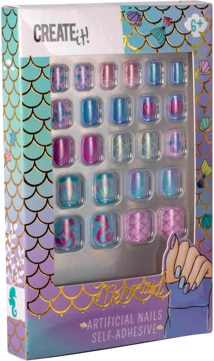 Produktbild Create It! Mermaid -Kunstnägel, selbstklebend