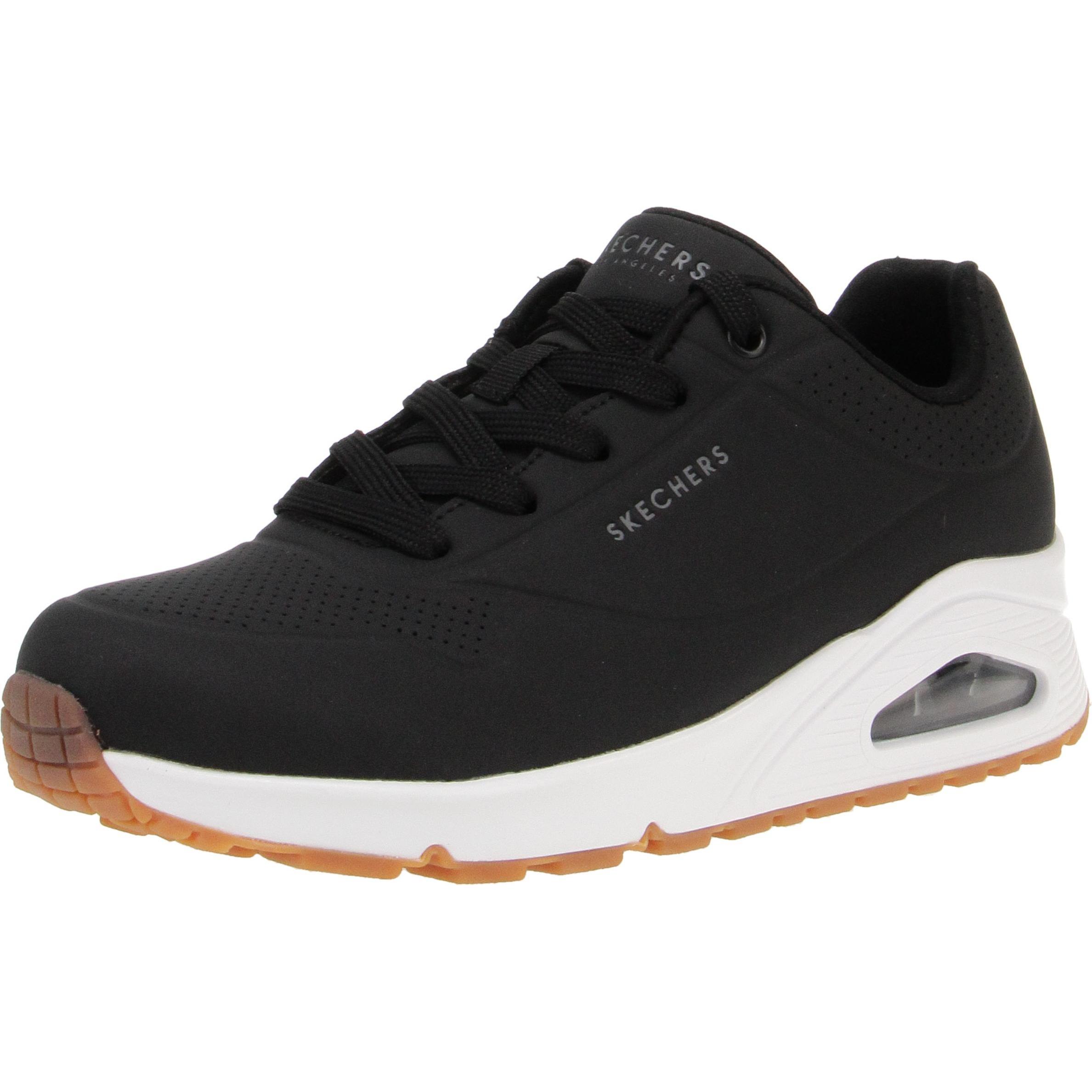Skechers, Donne, Sneaker, Uno Stand On Air - 12262, Nero, (42)