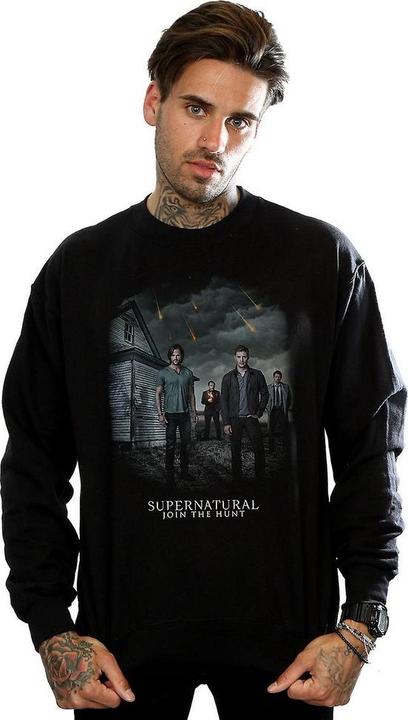 Actual product image Supernatural Mens Meteor Shower Sweatshirt (L)