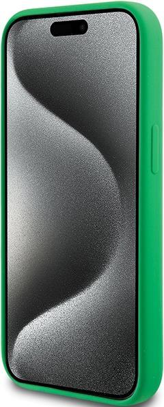 Actual product image Lacoste LCHMP15MSLON iPhone 15 Plus / 14 Plus 6.7" zielony/green hardcase Silicone MagSafe (Apple iPhone 15 Plus)