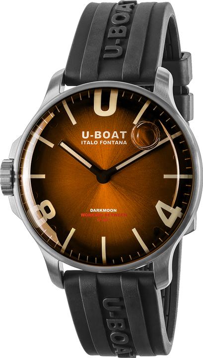 Actual product image U-Boat 8703/B Darkmoon Brown SS Soleil 44mm 5ATM (Analogue wristwatch, 44 mm)