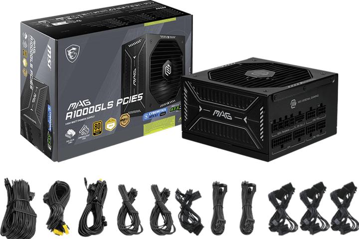 Produktbild MSI Netzteil MAG A1000GLS PCIE5 1000Watt (1000 W)