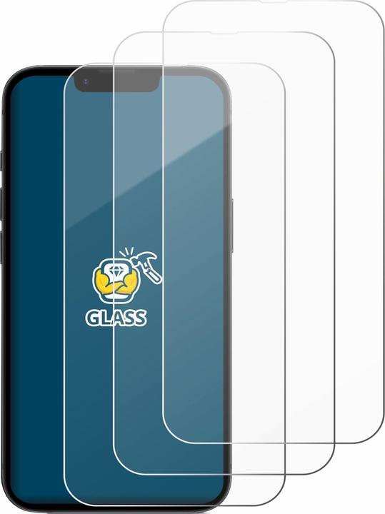 Actual product image BROTECT Glass Screen Protector (3 pcs., Apple iPhone 16e)