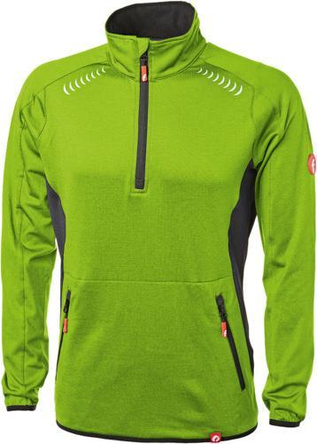 Produktbild Magni Tech-Fleecepullover lime/schwarz meliert Gr. L Fortis Elements (L)