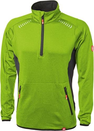 Actual product image Magni Tech fleece jumper lime/black mottled size L Fortis Elements (L)