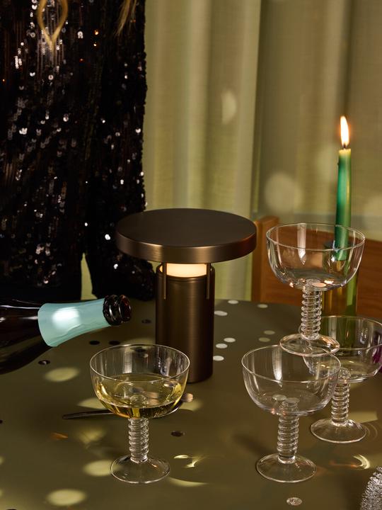 Image du produit Hübsch BringMe Tragbare Lampe Mini Brüniertes messing