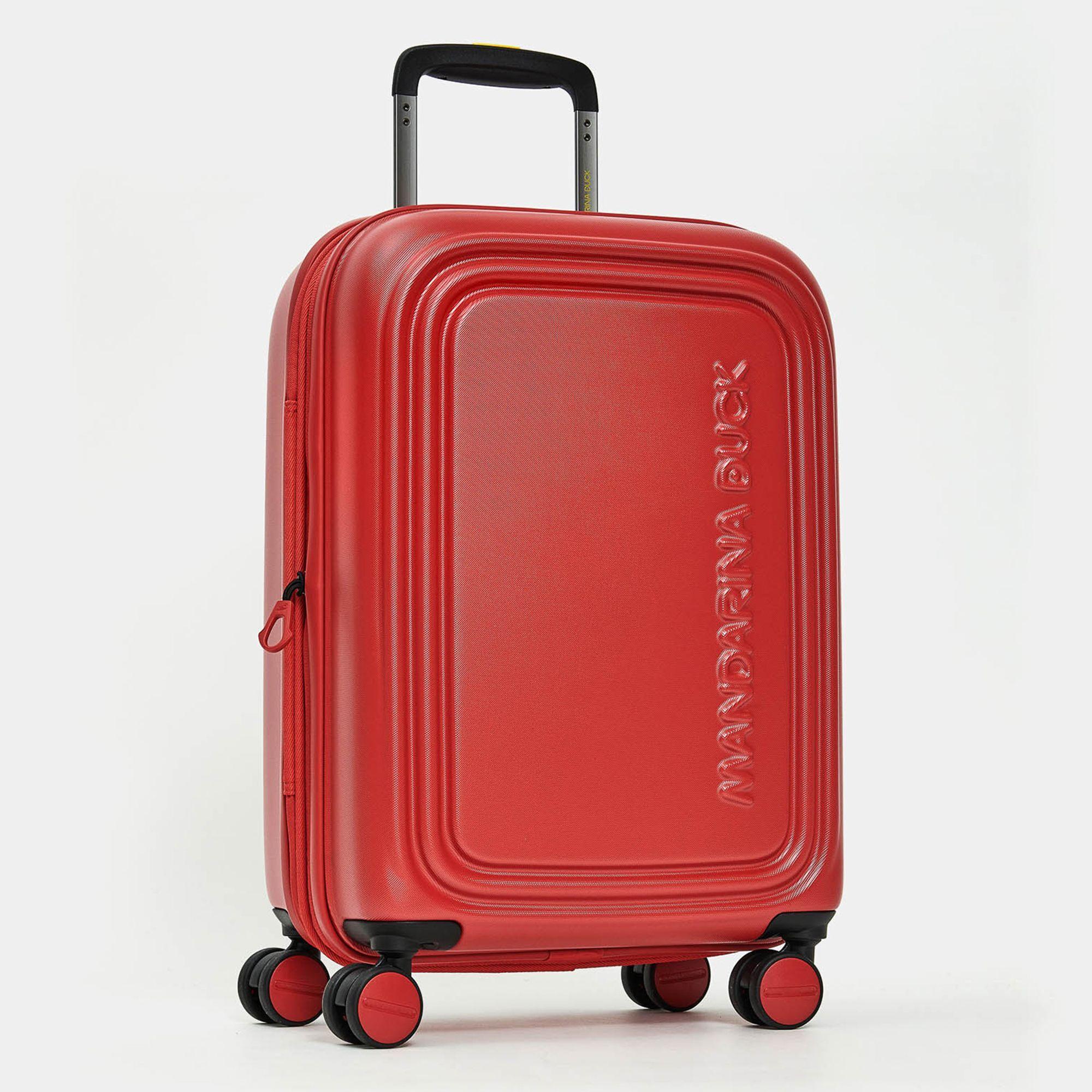 Mandarina Duck, Koffer, Logoduck 4-Rollen Kabinentrolley 55 cm, Rot, (40 l, Handgepäck (bis 50l))