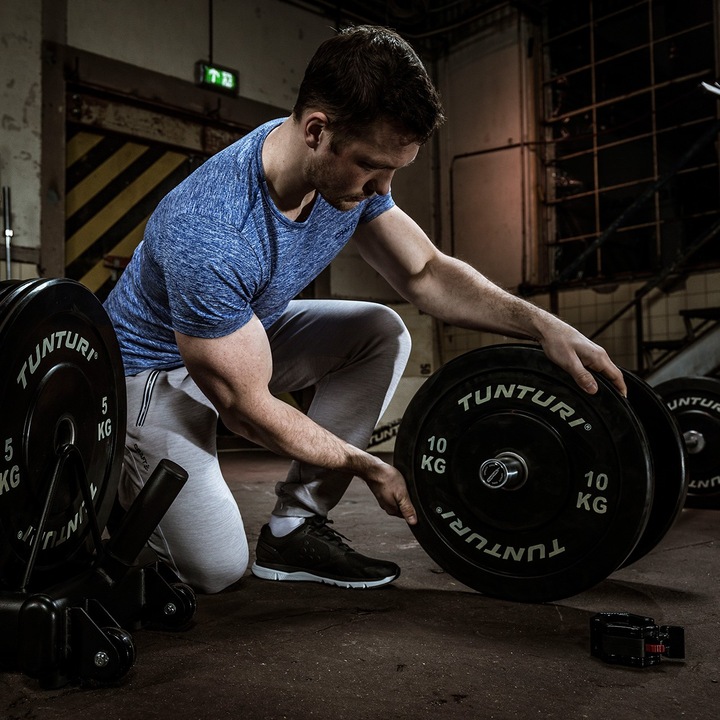 Actual product image Tunturi Bumper Plate Hantelscheiben 50 mm 20 kg (1 x 20 kg)