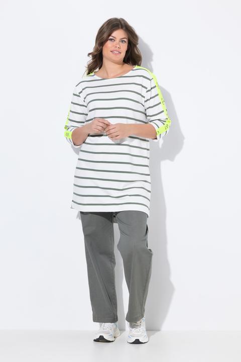 Produktbild Laurasøn Long Ringelshirt, Langarm, U-Boot Ausschnitt, OEKO-TEX (40)