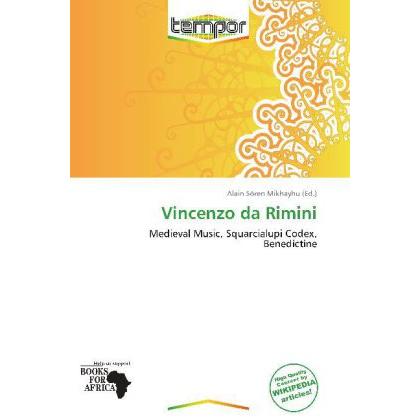 Vincenzo da Rimini, Fachbücher von Alain Sören Mikhayhu
