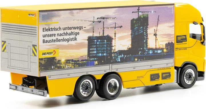 Actual product image Herpa Volvo FH Gl. XL Electric Truck The Post Office