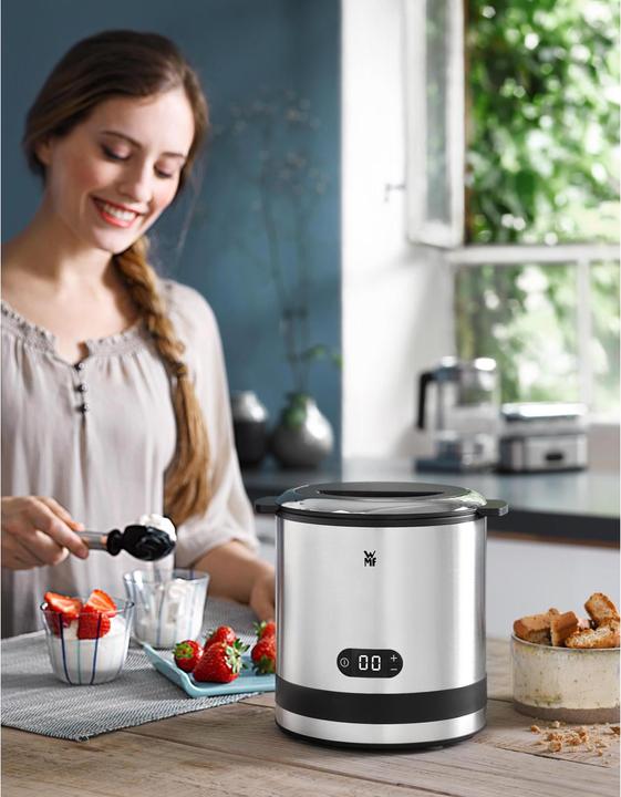 Produktbild WMF KÜCHENminis 3in1 Eismaschine / Ice Maker für Frozen Joghurt, Sorbet und Eiscreme mit Eisportionierer