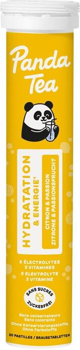 Image du produit Panda Tea Électrolytes - Hydratation et énergie (20 pcs, Comprimé effervescent, 80 g)