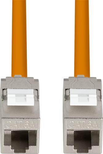 Actual product image LogiLink Cat.6A keystone socket, shielded, set of 24, tool-free (Keystone module)