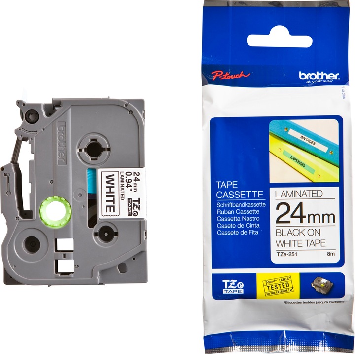 Produktbild Brother P-Touch Tape (2.40 cm, Weiss)