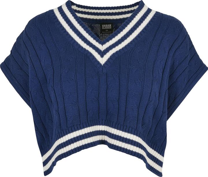 Produktbild Urban Classics Ladies Cropped Knit College Slipover (L)