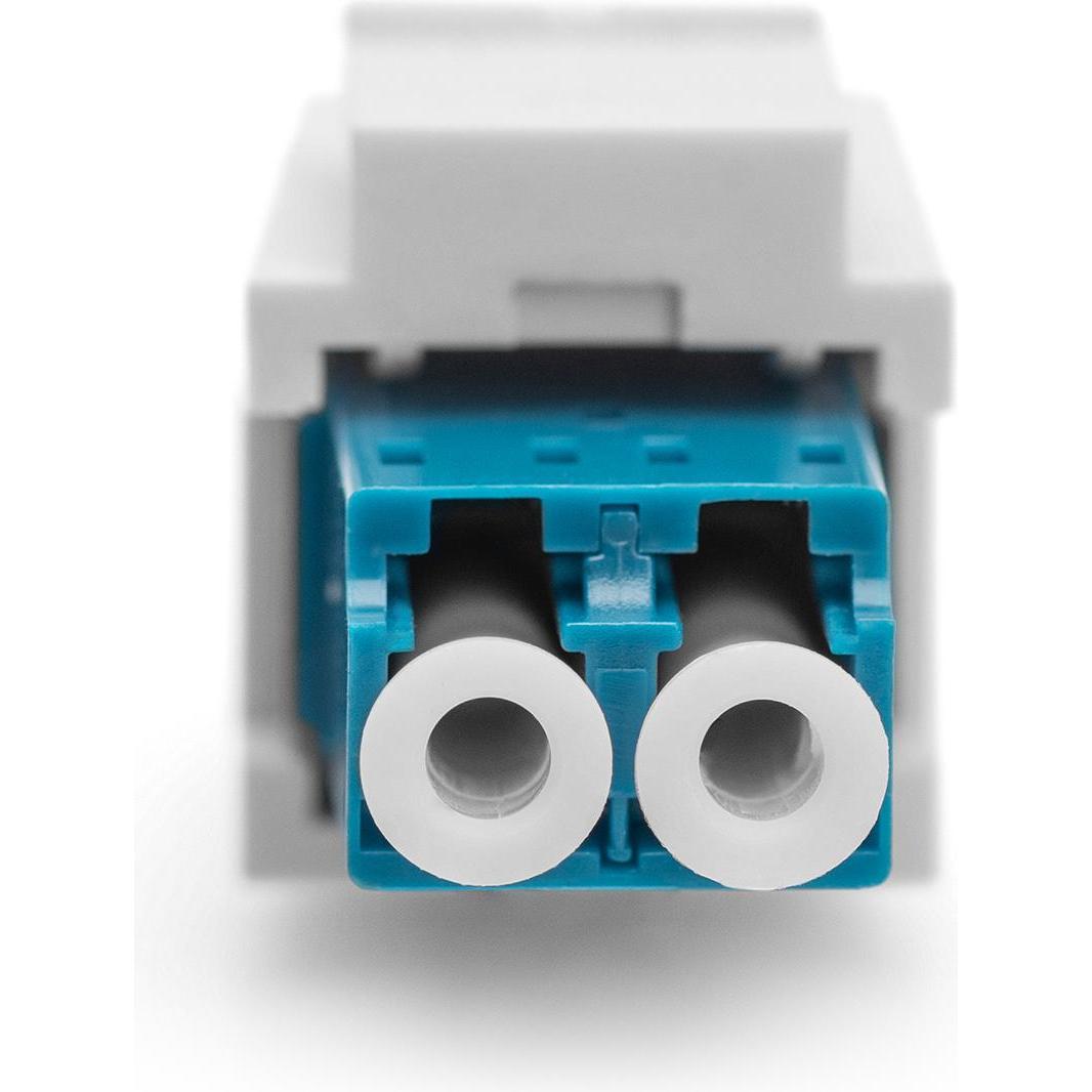 Thumbnail - Digitus LWL-LC/LC-Duplex-Kupplung, Singlemode, Keystone-Modul (Keystone Modul), Netzwerk Zubehör