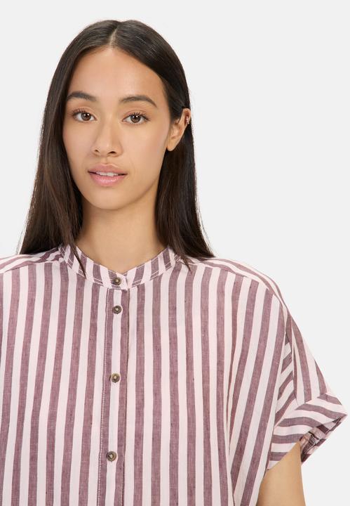 Produktbild Camel Active Gestreifte Bluse aus Leinen-Lyocell-Mix (L)