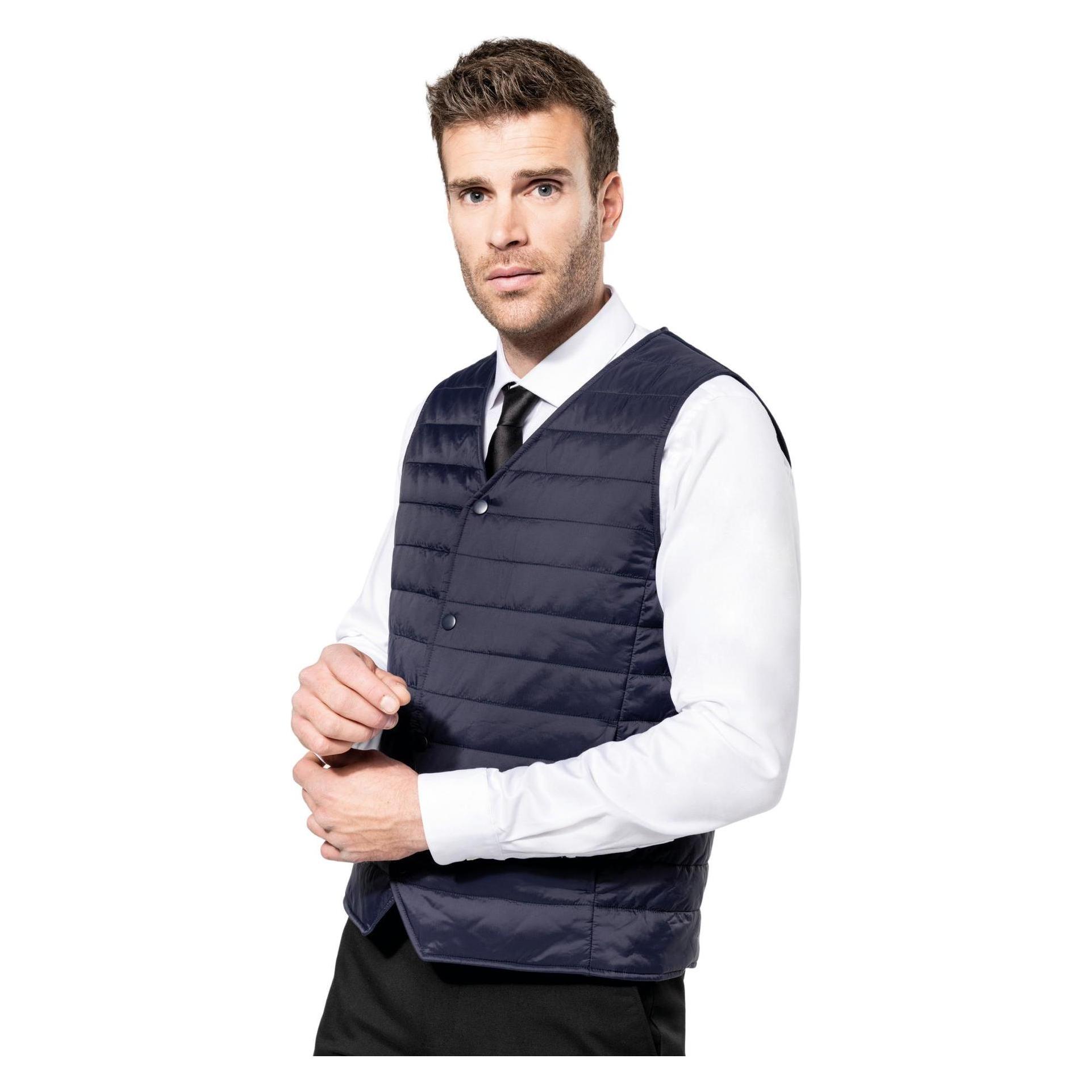 Kariban, Herren, Winterjacken, Leichte ärmellose Daunenjacke, Blau, (Xl)