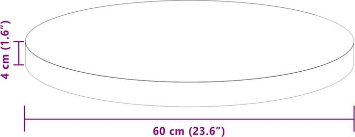 Produktbild vidaXL Moderne Möbel (60 x 60 x 4 cm)
