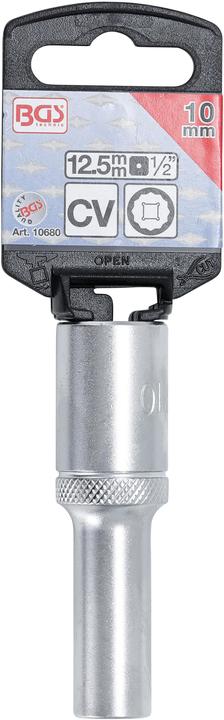 Actual product image BGS Socket, 12-point, deep 12.5 mm (1/2") Drive 10 mm (10 mm)