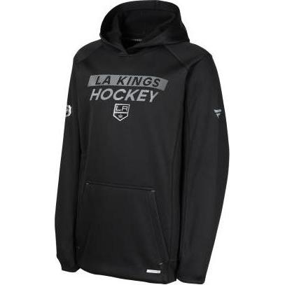 Outerstuff, Bambini, Felpa + Maglione, Rink Pullover JR Hoodie (Schwarz, Los Angeles, JR M), Nero, (M)