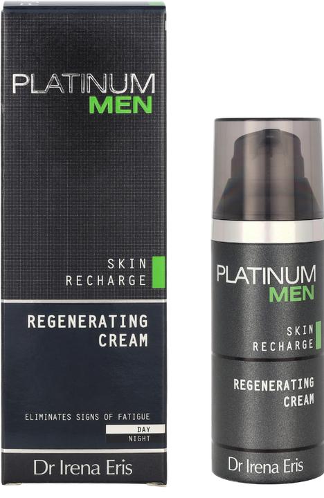 Actual product image Dr Irena Eris Platinium Men Regenerating Cream Regenerating Cream To Face On Day Even At Night (50 ml, 24h cream)