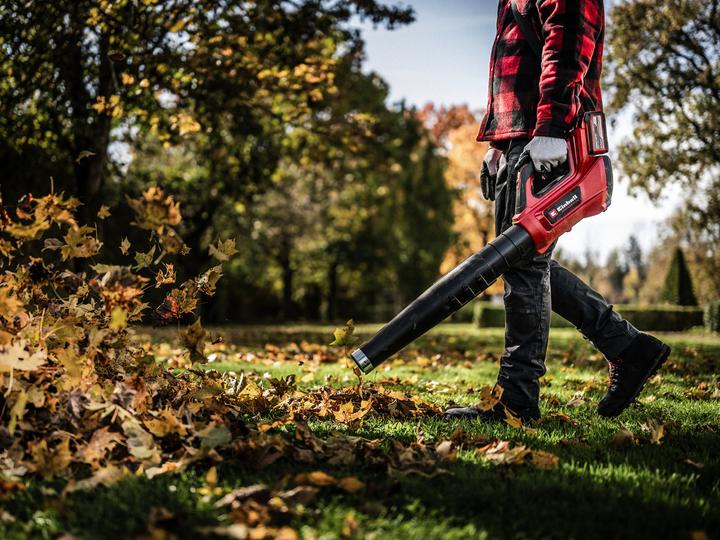 Actual product image Einhell PROFESSIONAL Akku-Laubbläser GP-LB 36/230 Li E BL Kit (2x 4,0 Ah) (Rechargeable battery operated, Leaf blower)