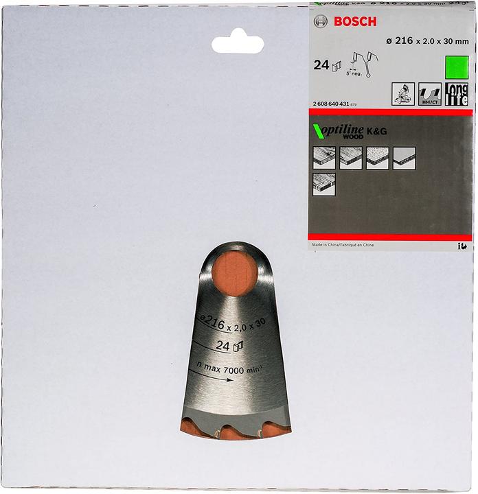 Produktbild Bosch Professional Zubehör PRO Wood Kreissägeblatt, 216 x 2 x 30 mm