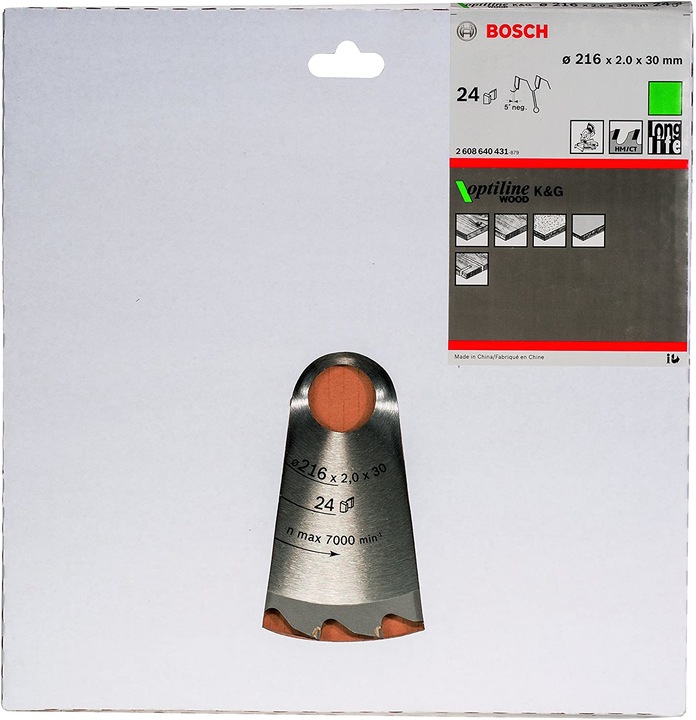 Immagine prodotto Bosch Professional Zubehör Lama circolare per legno PRO, 216 x 2 x 30 mm