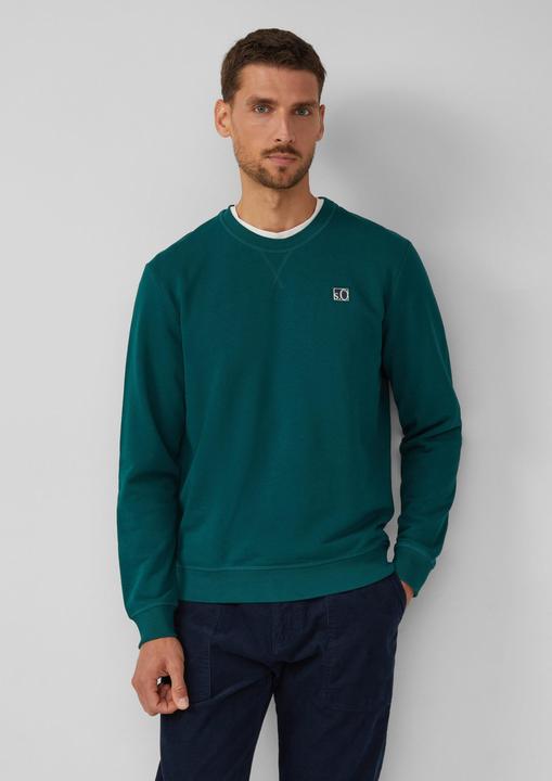 Produktbild s.Oliver Sweatshirt Sweatshirt aus Baumwollmix mit Crew Neck (M)