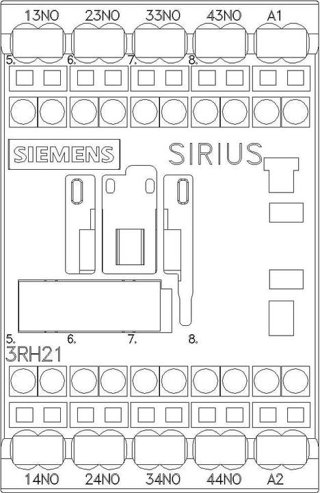 Nährwerte und Zutaten Siemens Hilfsschütz 3RH2140-2AP00 1 St.