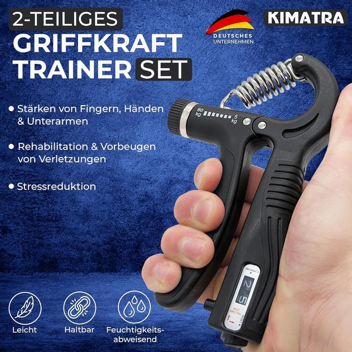 Produktbild Kimatra Griffkraft Trainer Set mit Zählfunktion