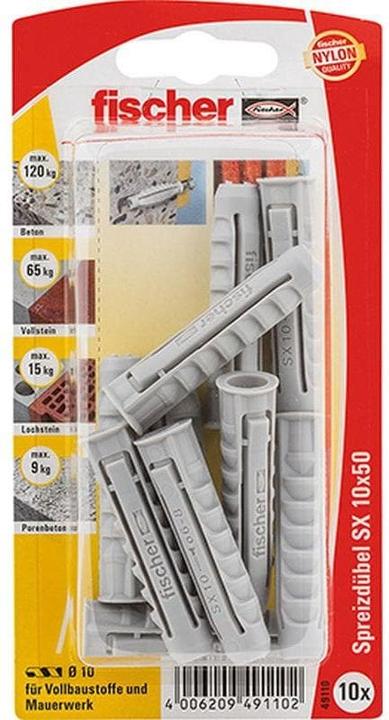 Produktbild Fischer 90873 Unidübel UX 8X50 S NV (10 Stk.)