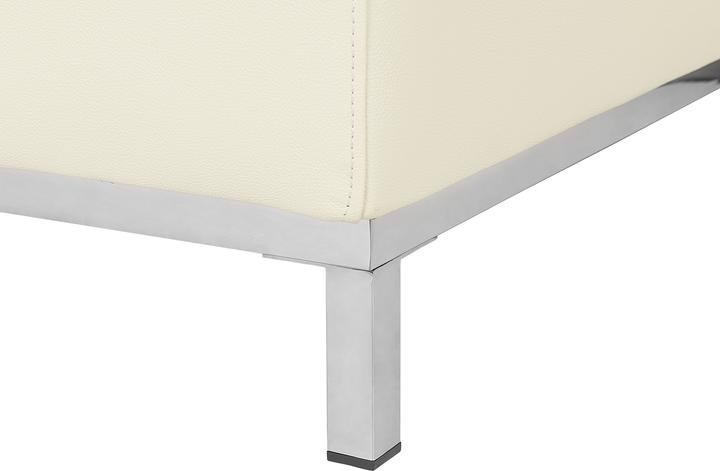 Produktbild Beliani Linkes Leder-Ecksofa beige Farbe OSLO (Ecksofa)
