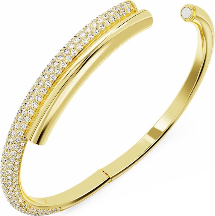 Actual product image Swarovski Dextera Bangle White Gold (16 cm, Swarovski Metal)